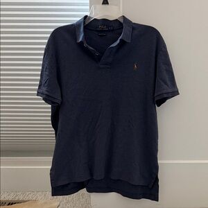 Polo by Ralph Lauren Men's Dark Blue Polo Shirt